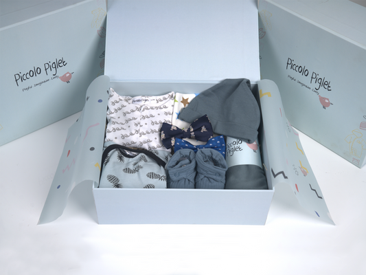 Gift Box (Hamper) - Blue Small (Boy) 0 to 6 Months