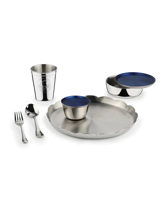 Carnival Thali  Set- Blue