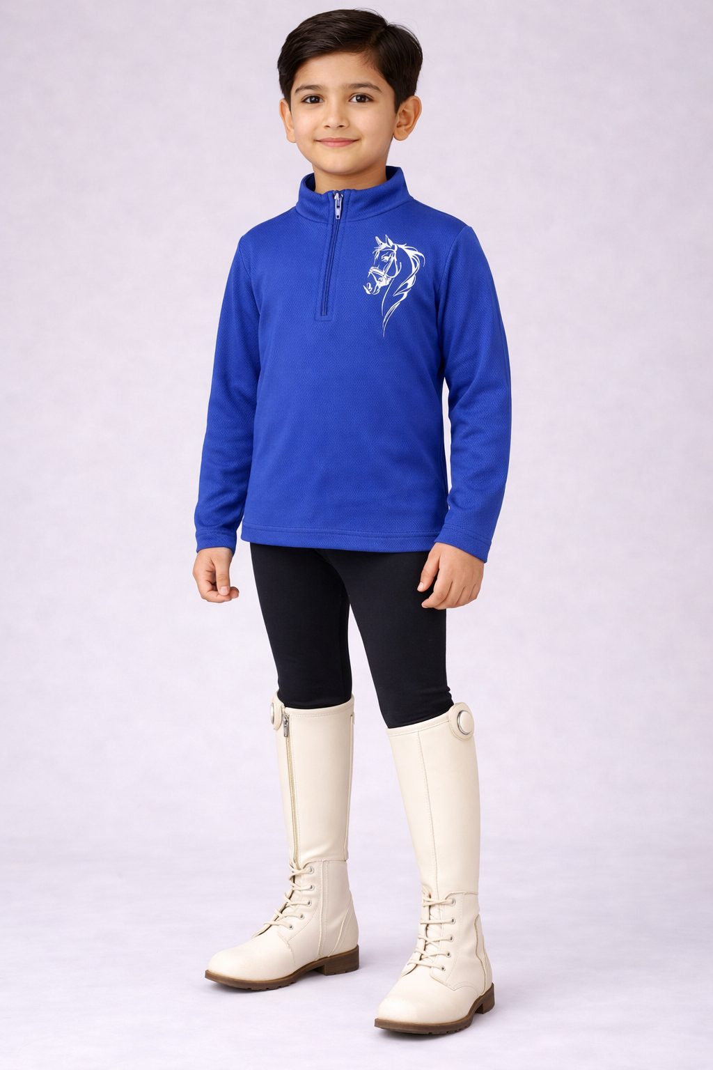 Riding Full Sleeve T-Shirt (Blue)