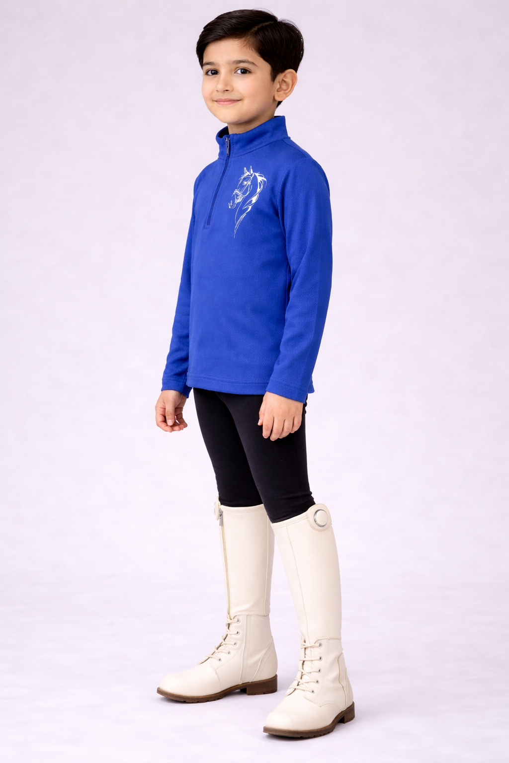 Riding Full Sleeve T-Shirt (Blue)