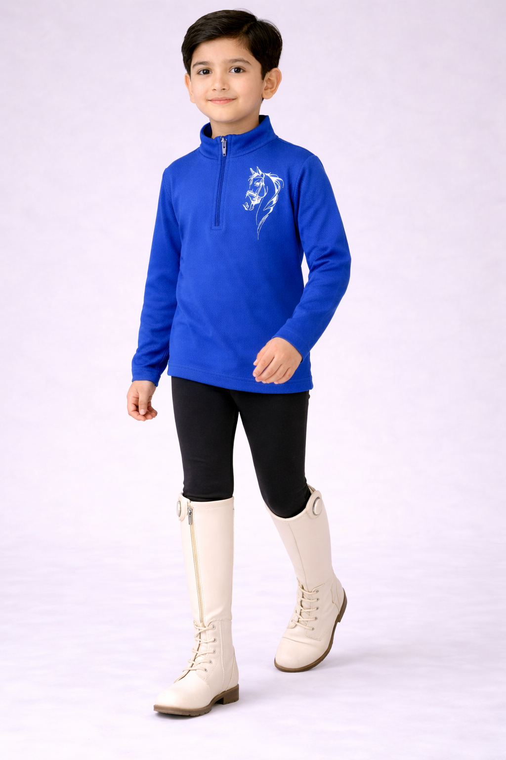 Riding Full Sleeve T-Shirt (Blue)
