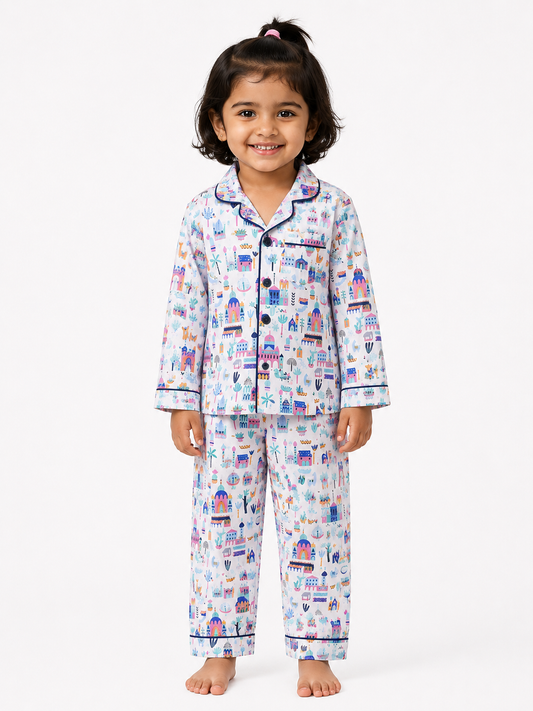 Night Suit - Multi Monument Prints