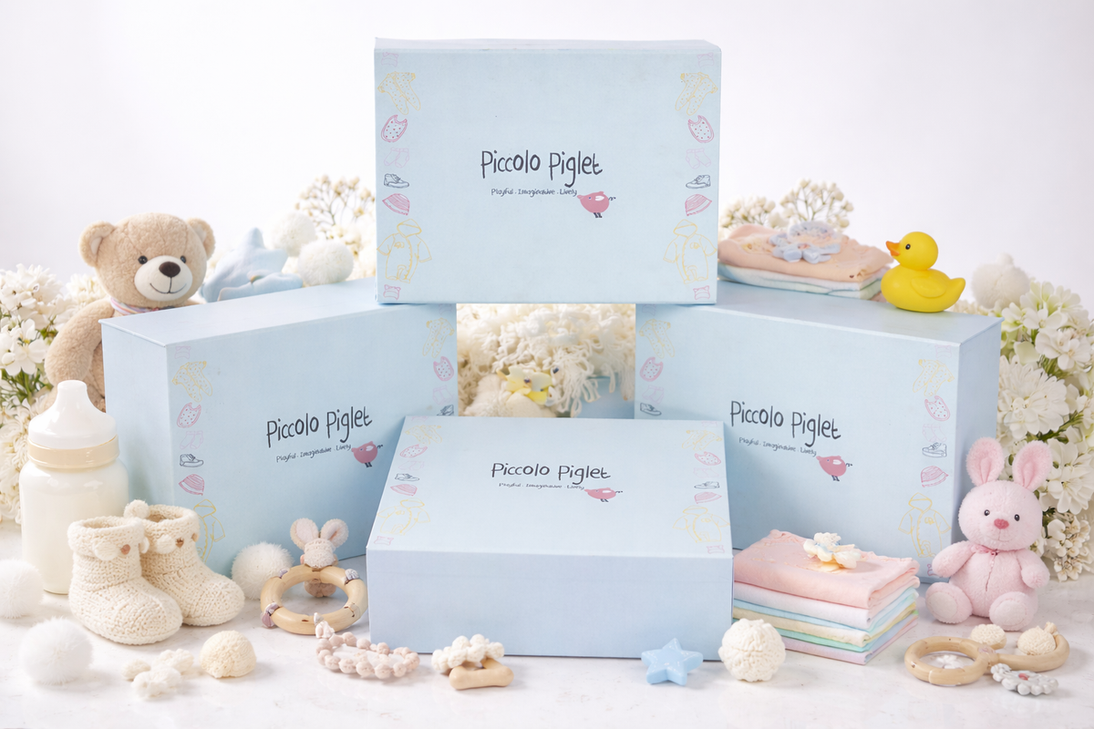 Gift Box (Hamper) - Blue Medium (Boy) 0 to 6 Months