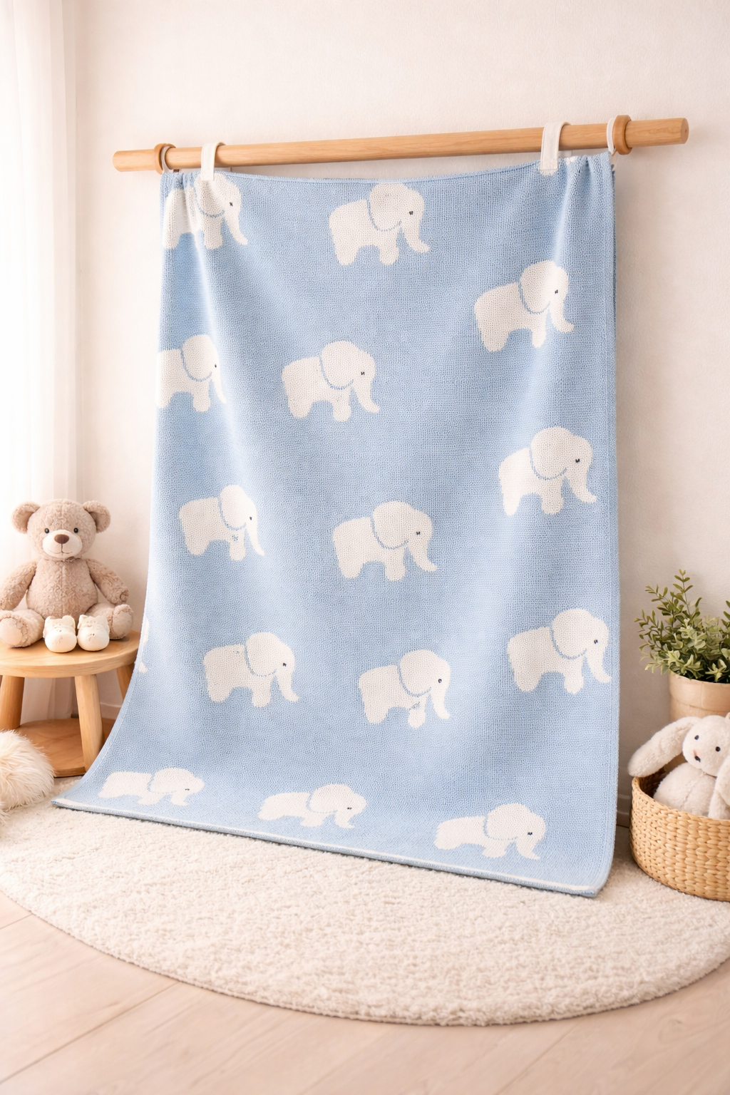 Little Elephant Baby AC Blanket