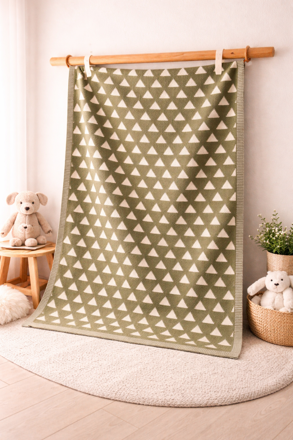 Olive CozyNest Baby AC Blanket