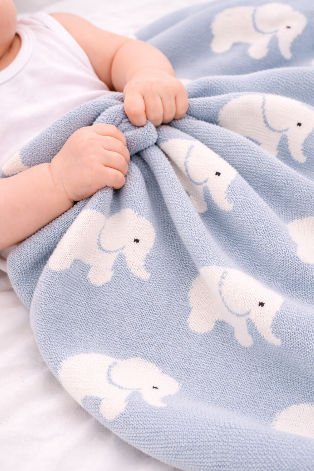Little Elephant Baby AC Blanket