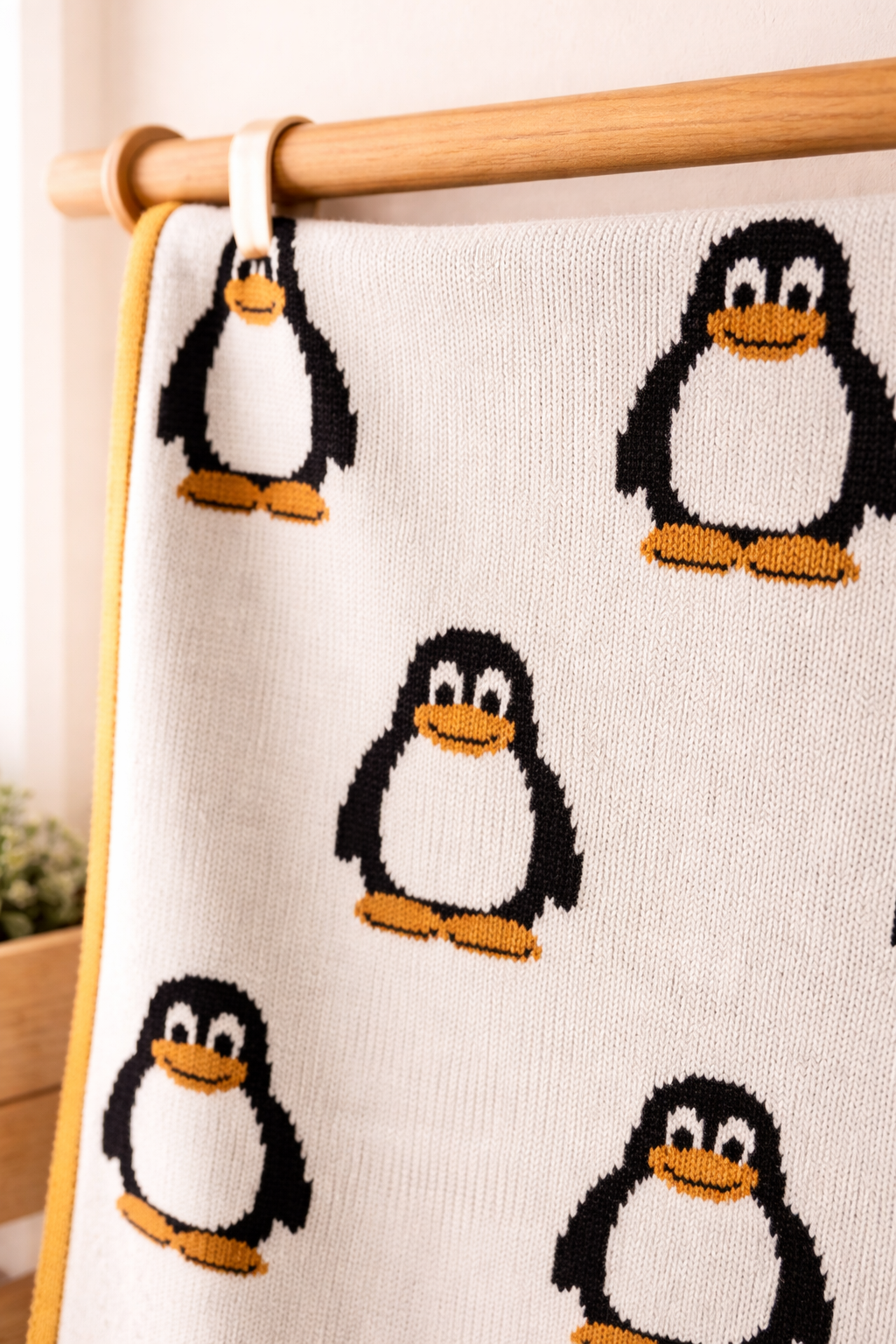 Snowy Penguin Baby AC Blanket
