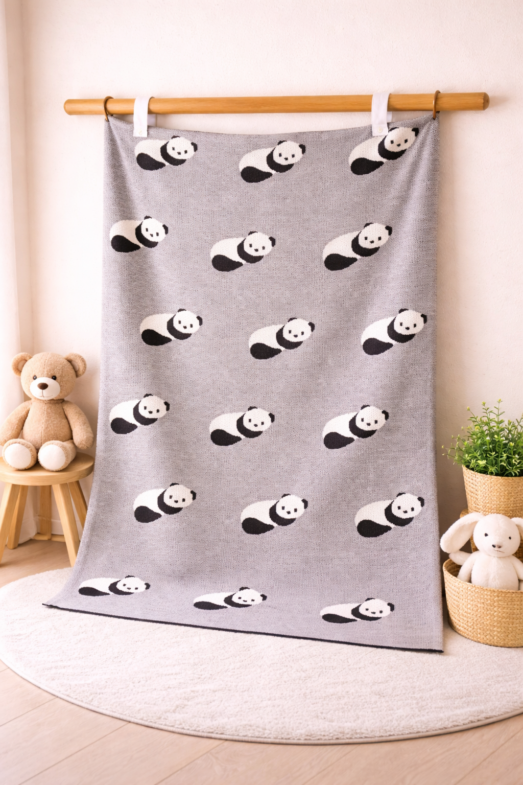 Panda Cuddle Baby AC Blanket