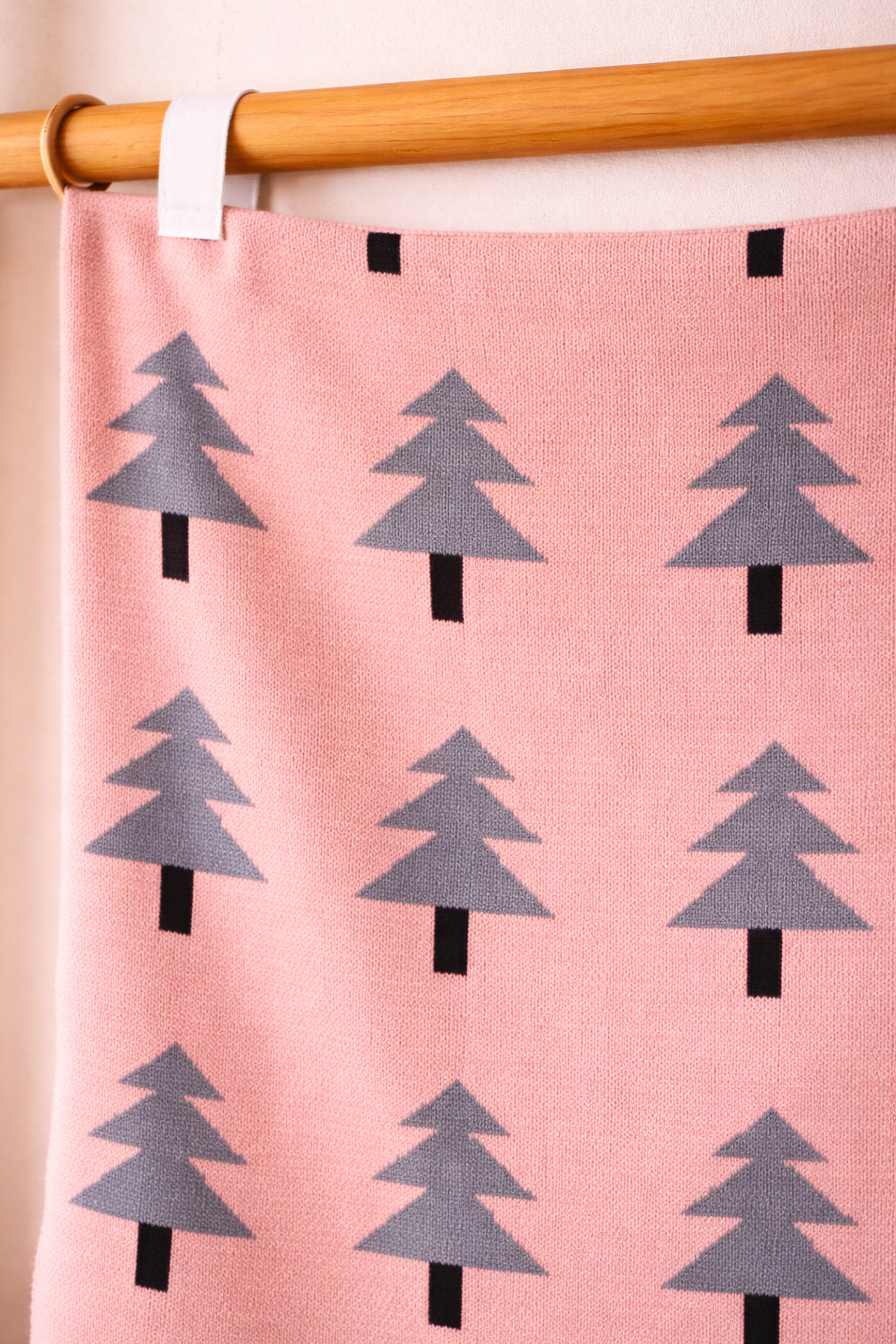 Pink Pine Forest Baby AC Blanket
