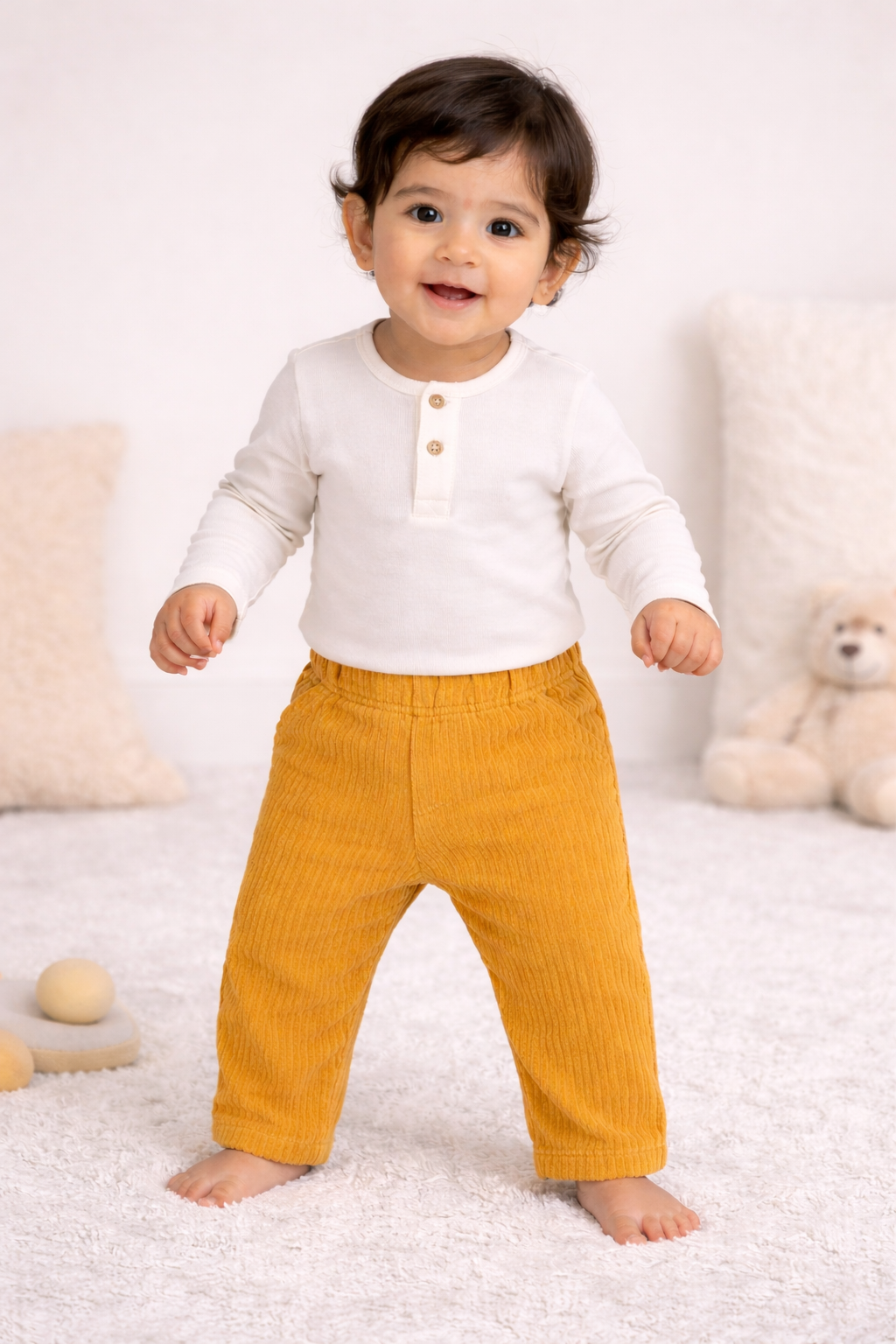 Yellow Corduroy Pants