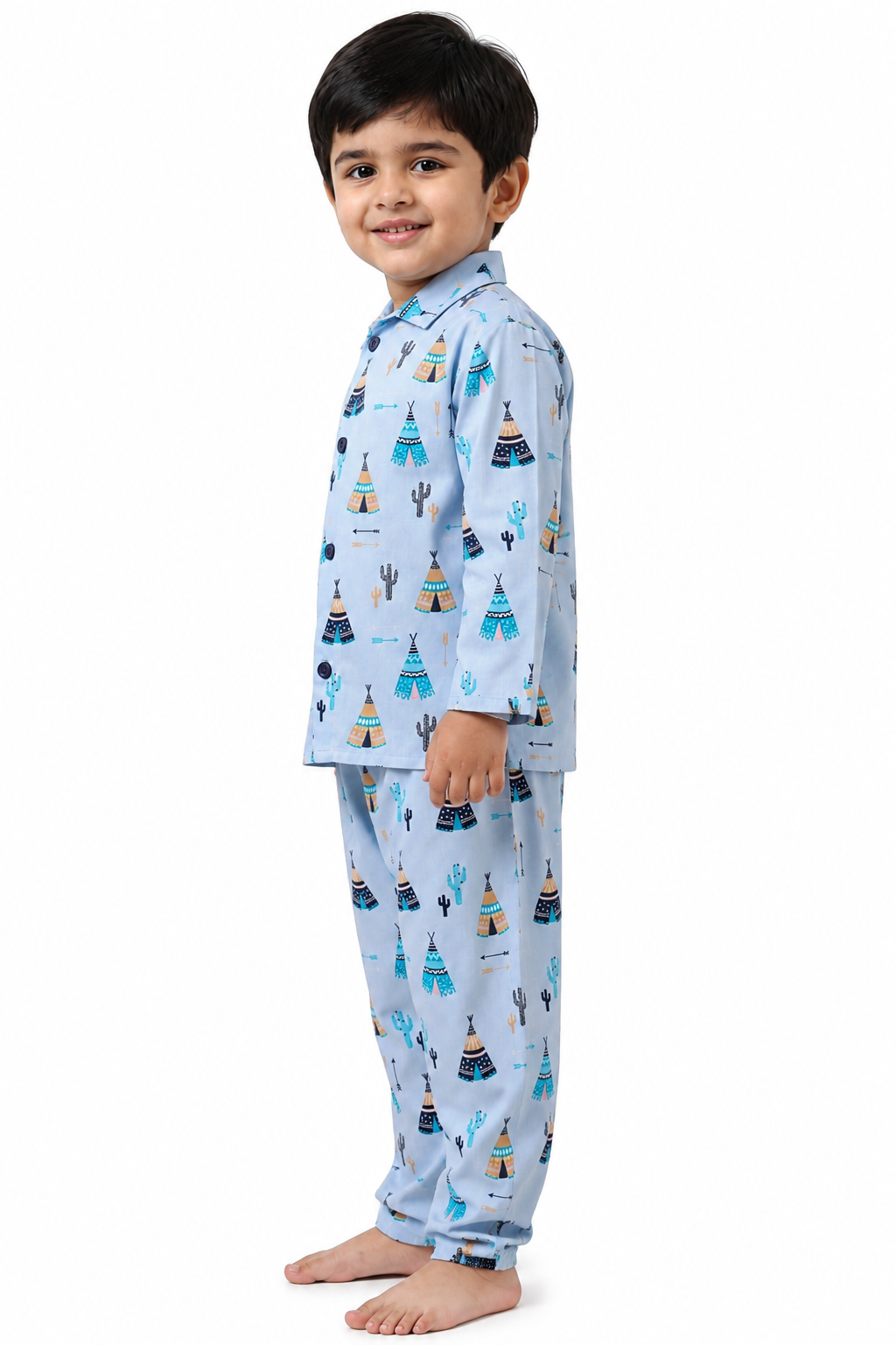 Blue Tribal Tent Nightsuit