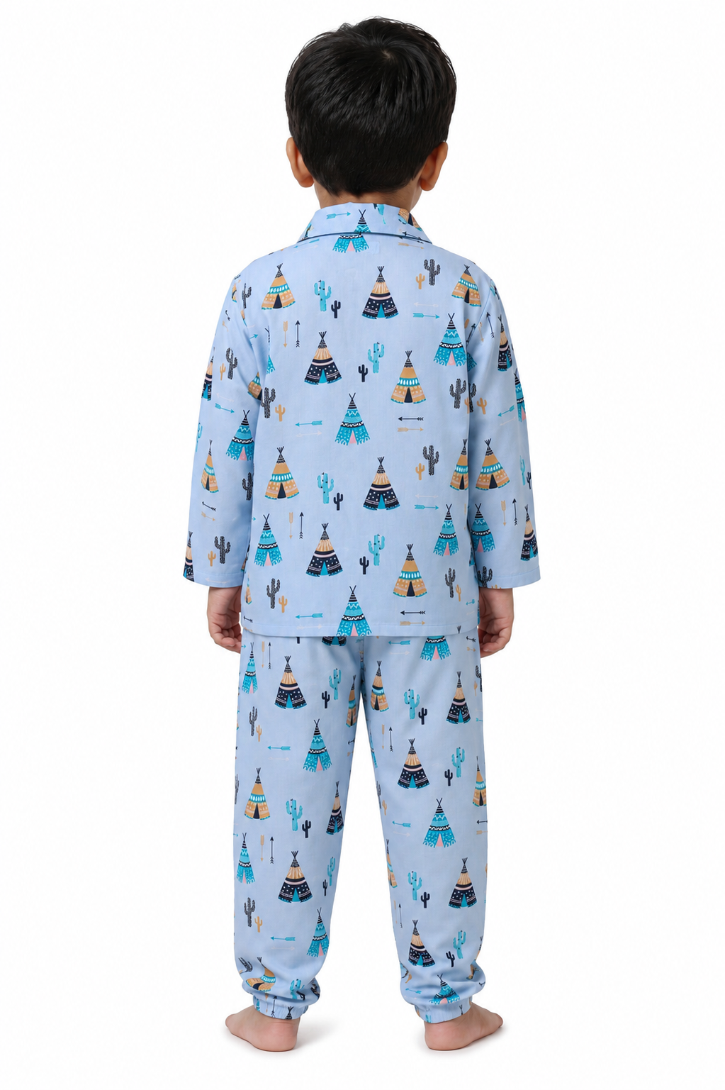 Blue Tribal Tent Nightsuit