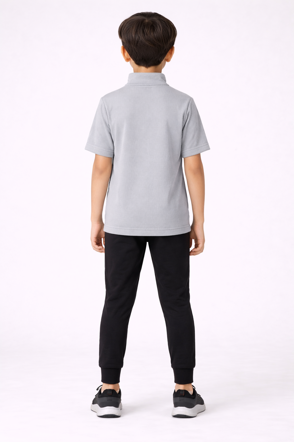 Riding Half Sleeve T-Shirt (Grey)