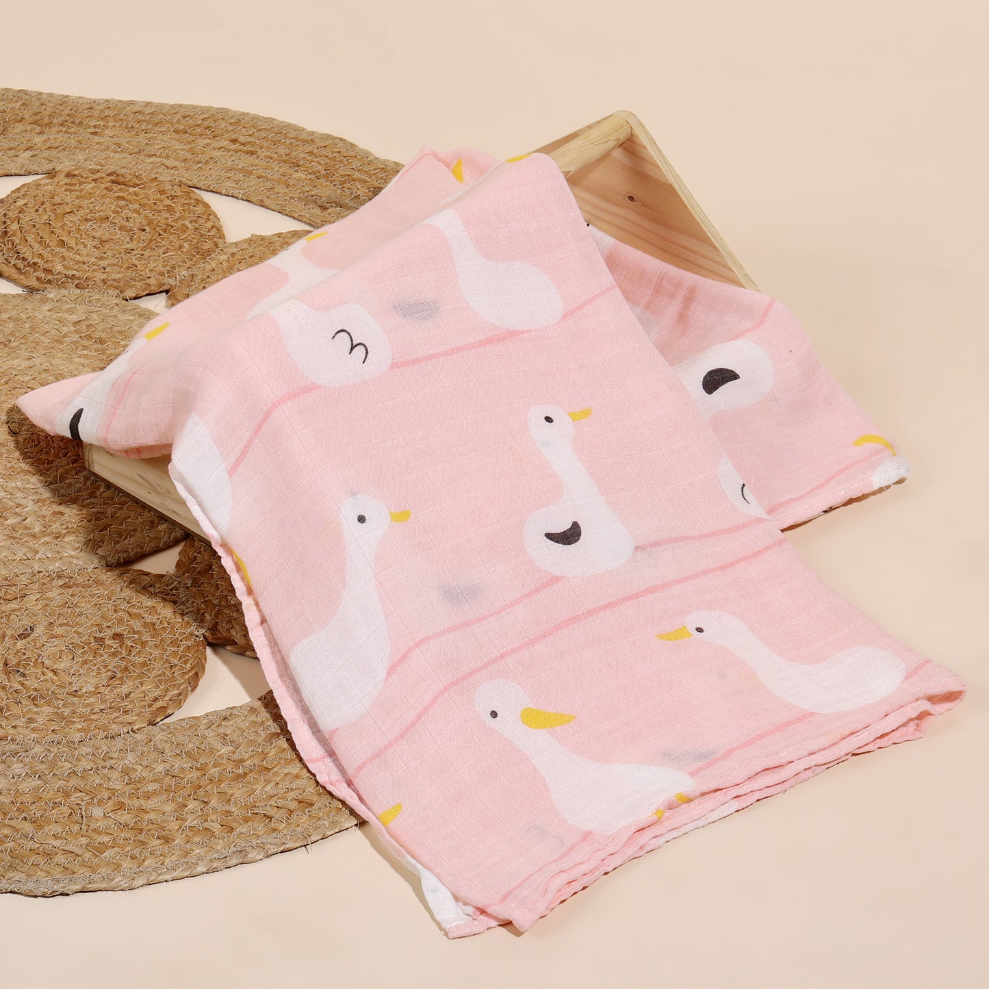 Baby Duckling Muslin Swaddle