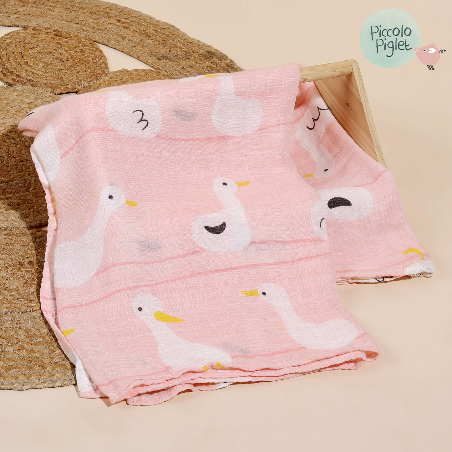 Baby Duckling Muslin Swaddle