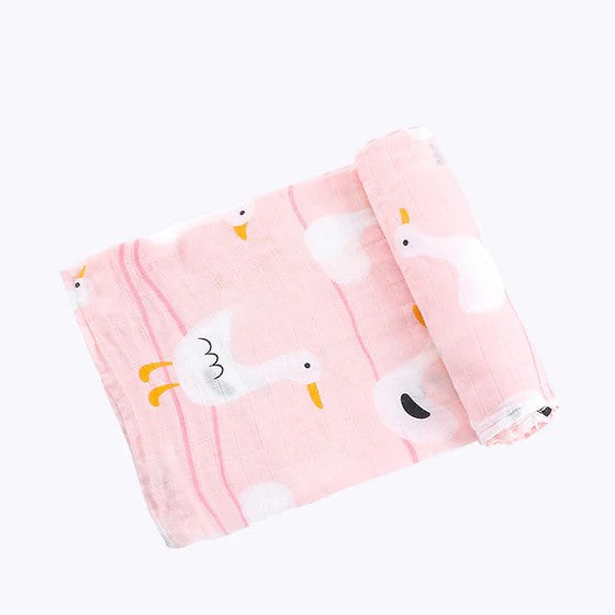Baby Duckling Muslin Swaddle