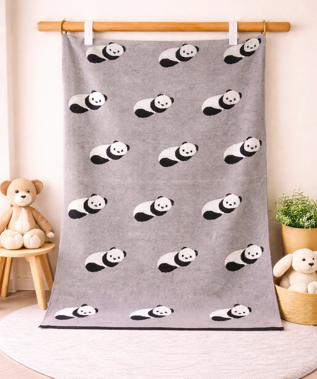Panda Cuddle Baby AC Blanket