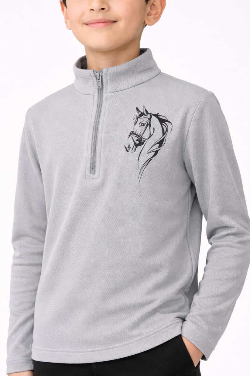 Riding Full Sleeve T-Shirt (Grey)
