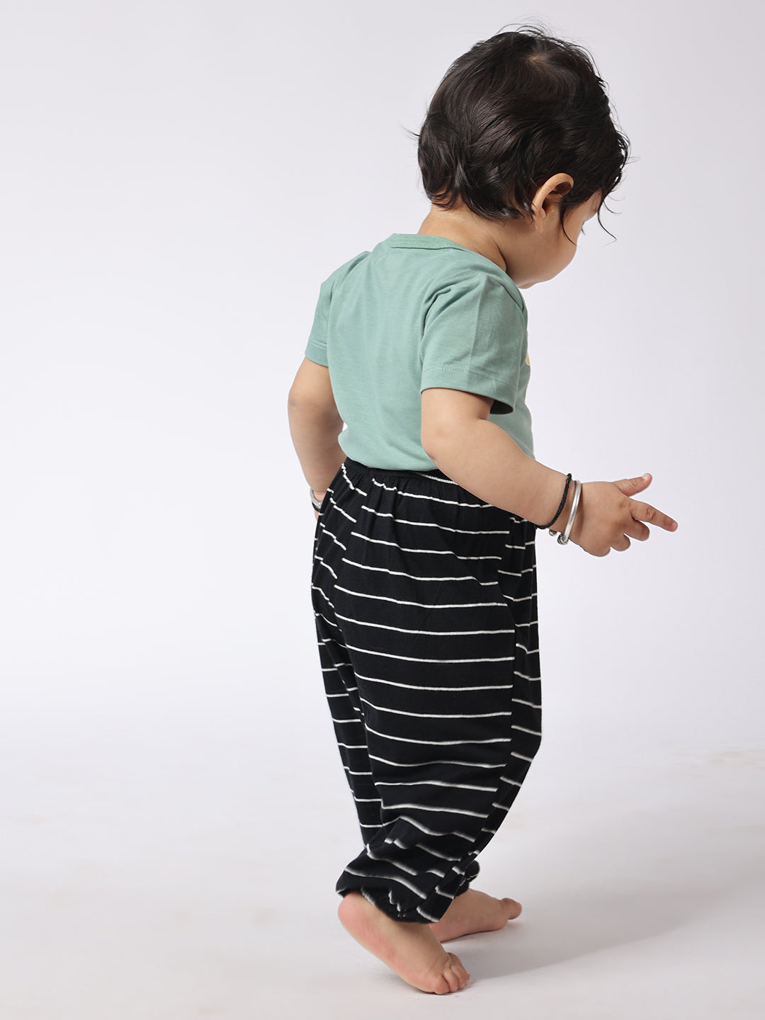 Half sleeves Body-suit green