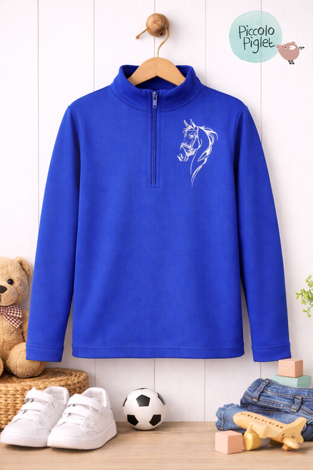 Riding Full Sleeve T-Shirt (Blue)