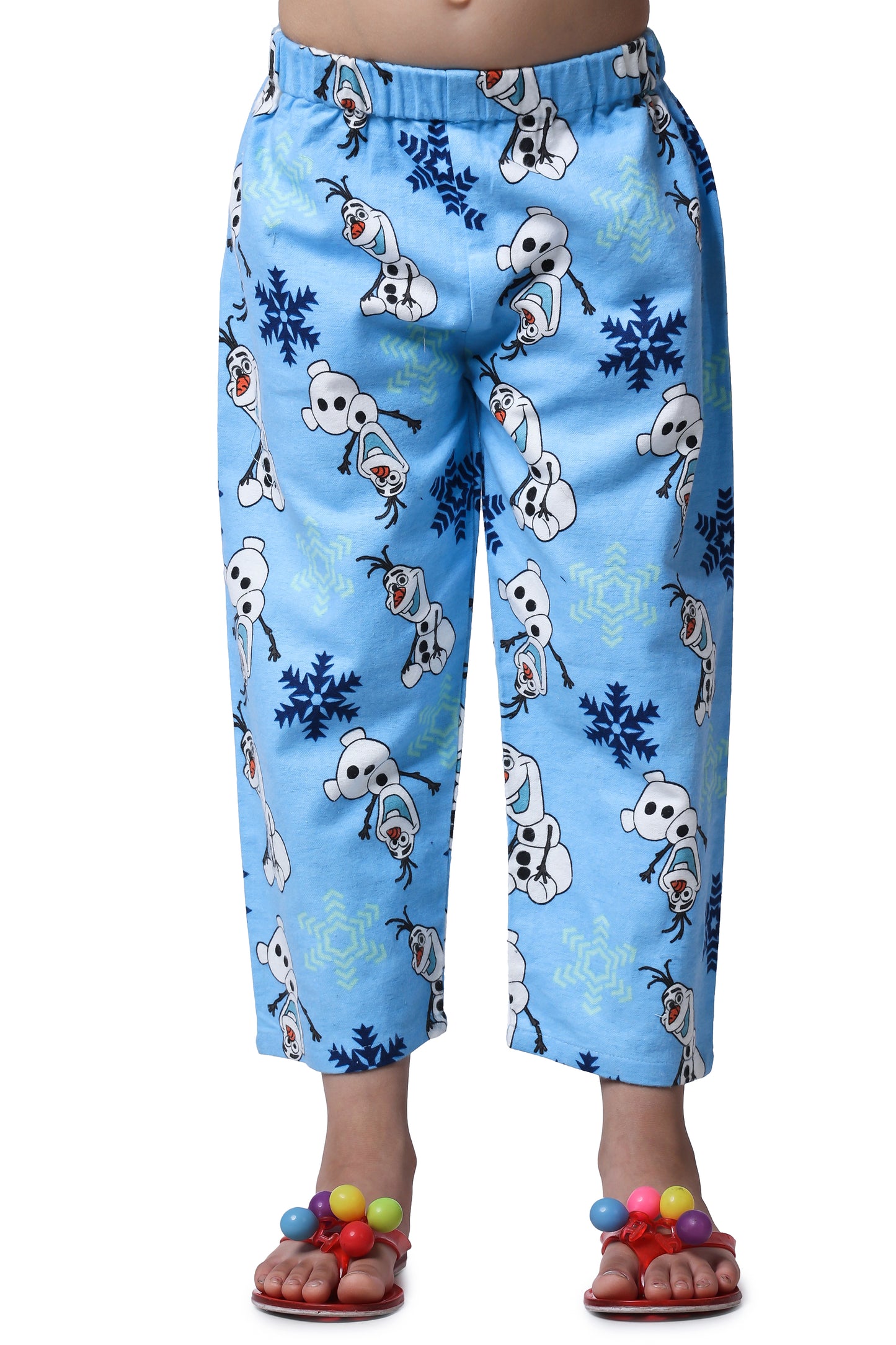 Piccolo Night suit - Blue Olaf Print
