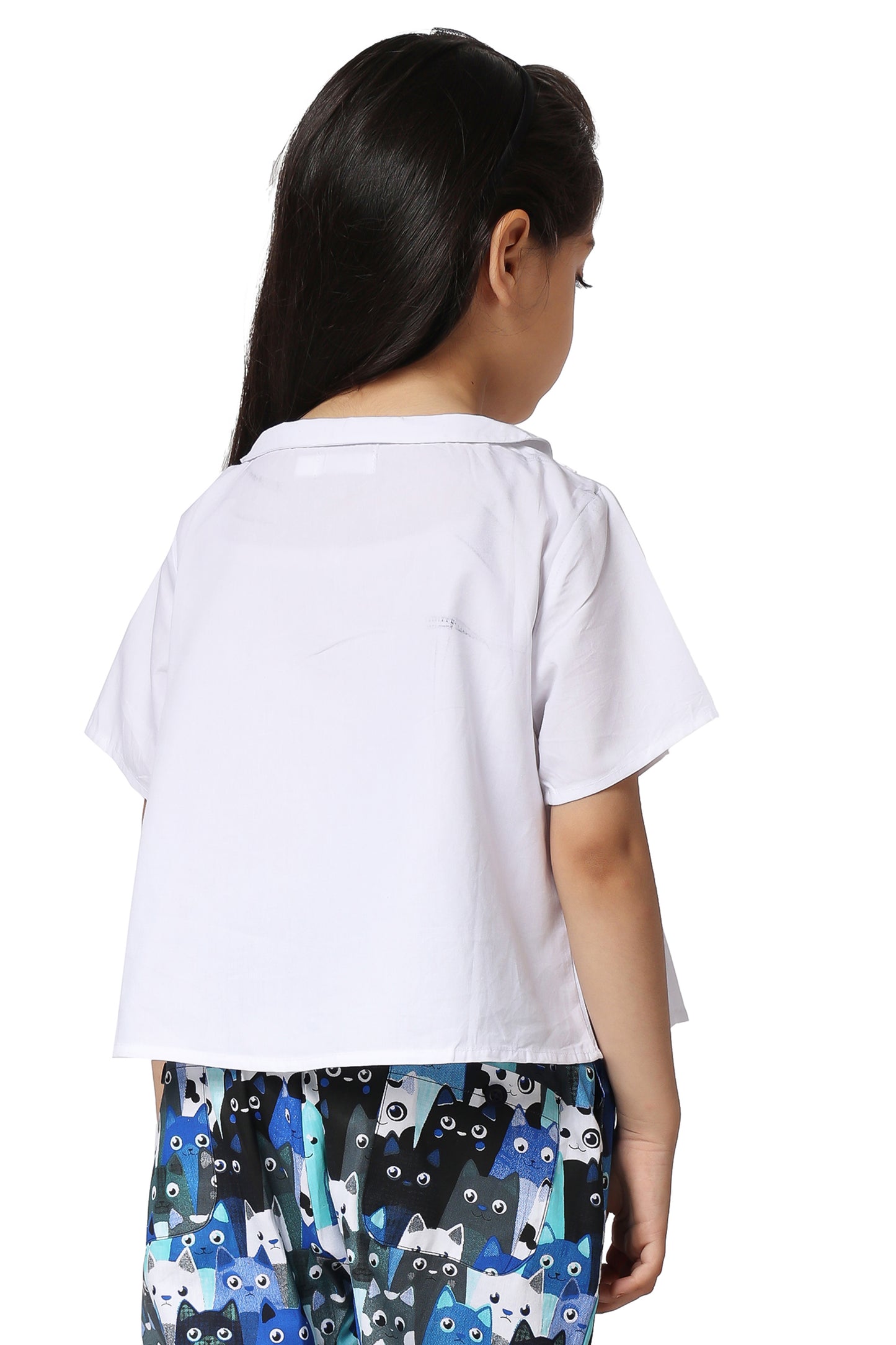 Peter Pan top - White