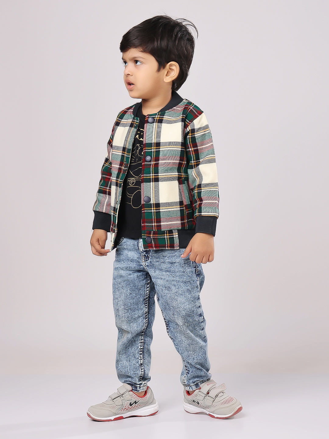 Plaid  Bomber Jacket