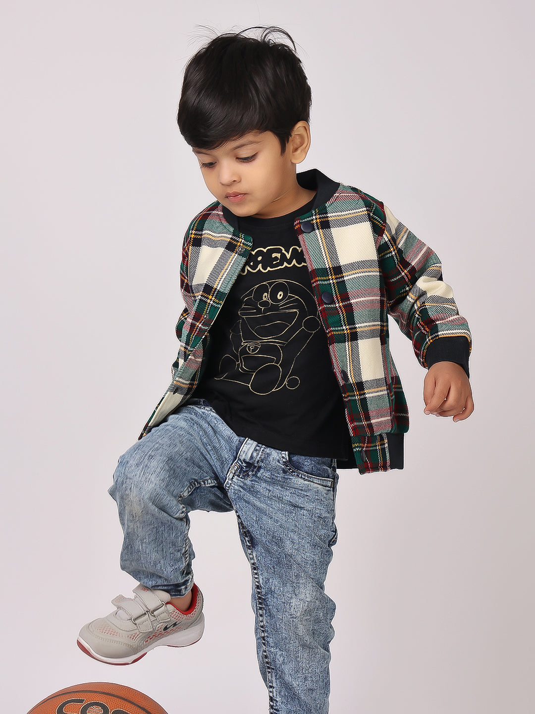 Plaid  Bomber Jacket