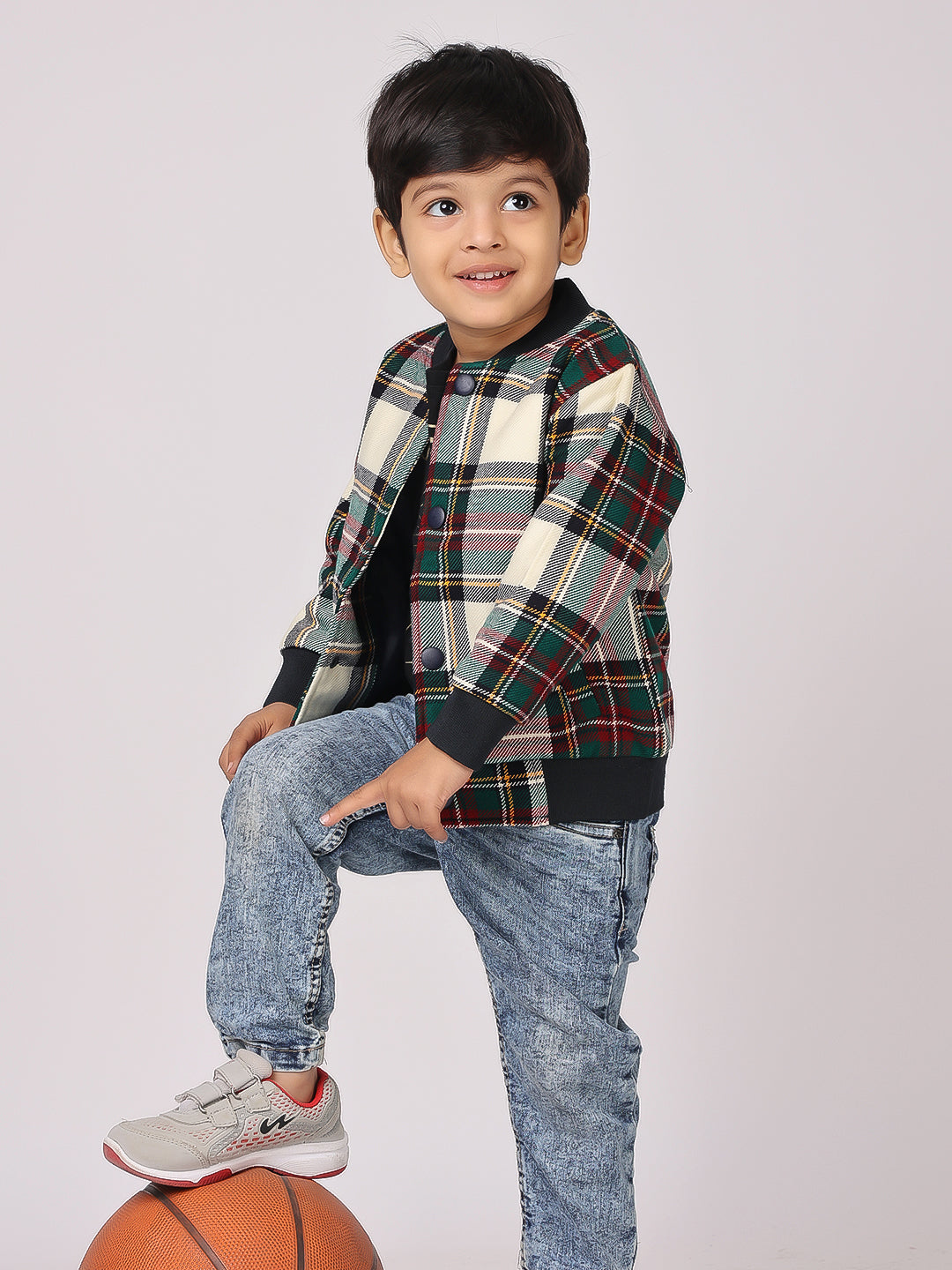 Plaid  Bomber Jacket