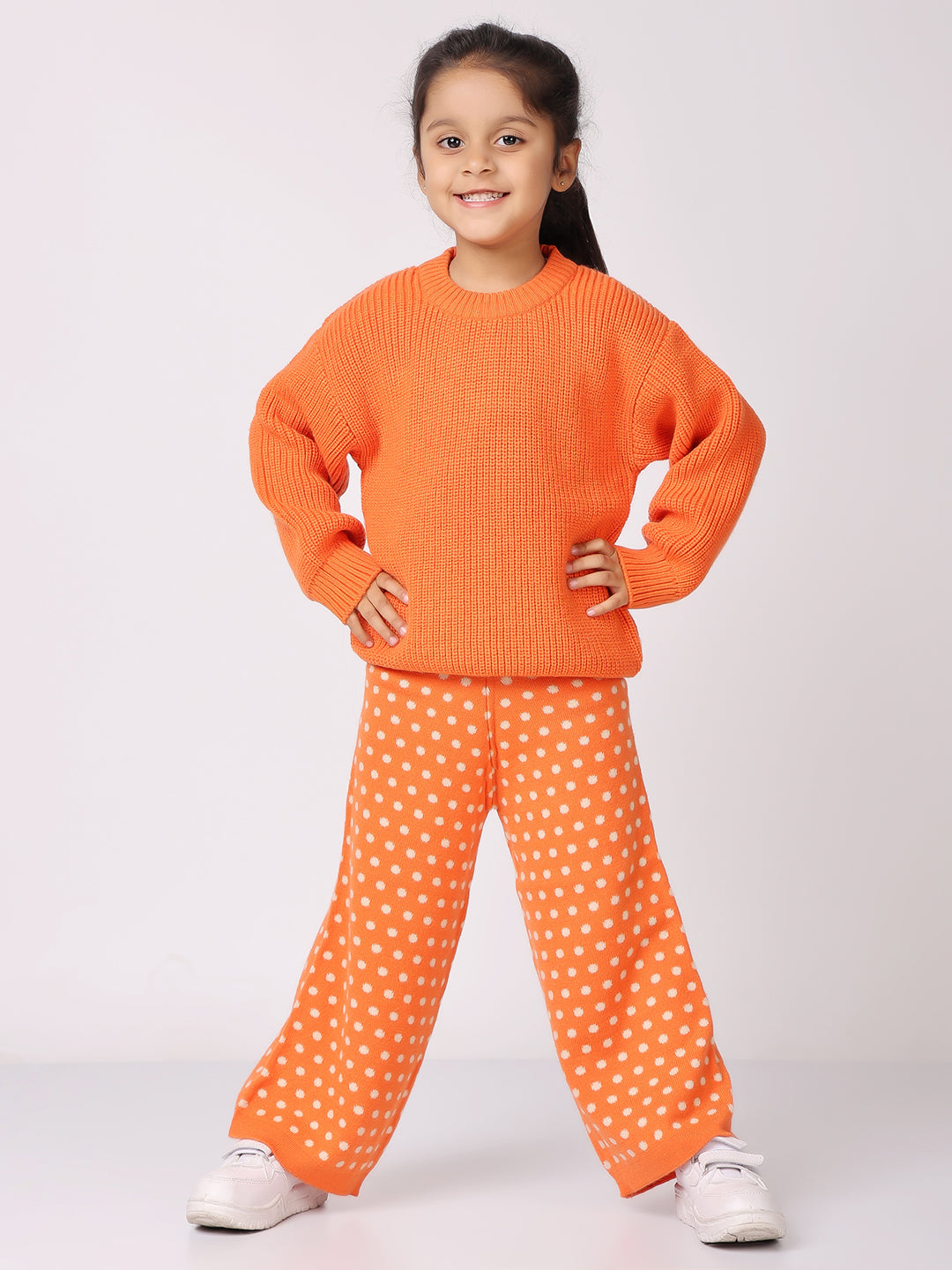 Orange Polka Sweater Set (Copy)