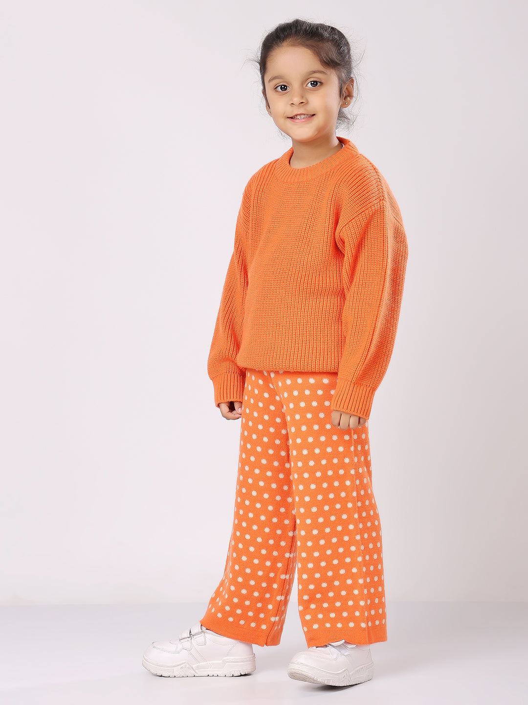 Orange Polka Sweater Set (Copy)