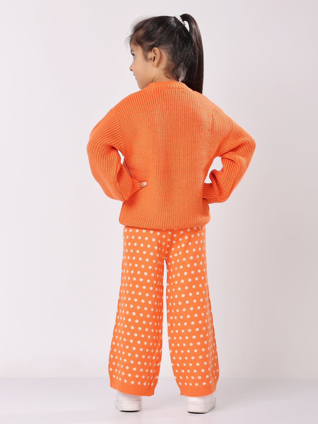 Orange Polka Sweater Set (Copy)