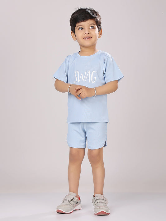 Shaggy Short Set (Blue)