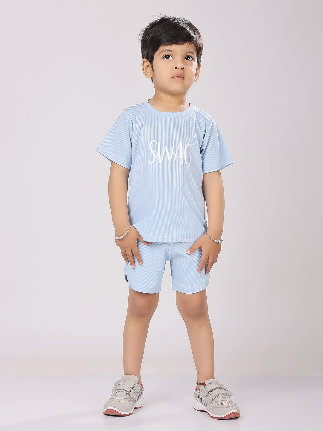 Shaggy Short Set (Blue)