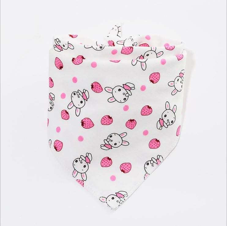Bandana bib set (Set of 5 in Different Prints)