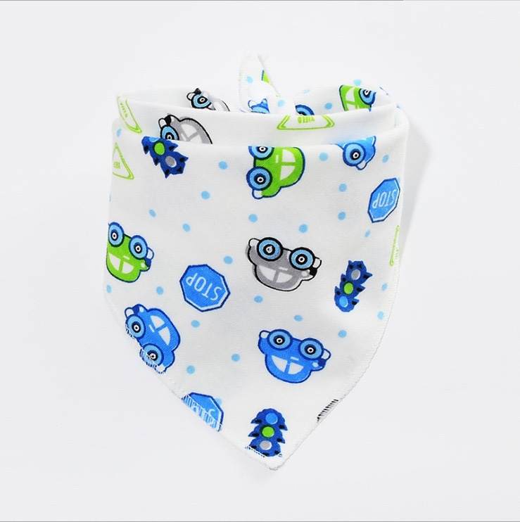 Bandana bib set (Set of 5 In Different Prints)