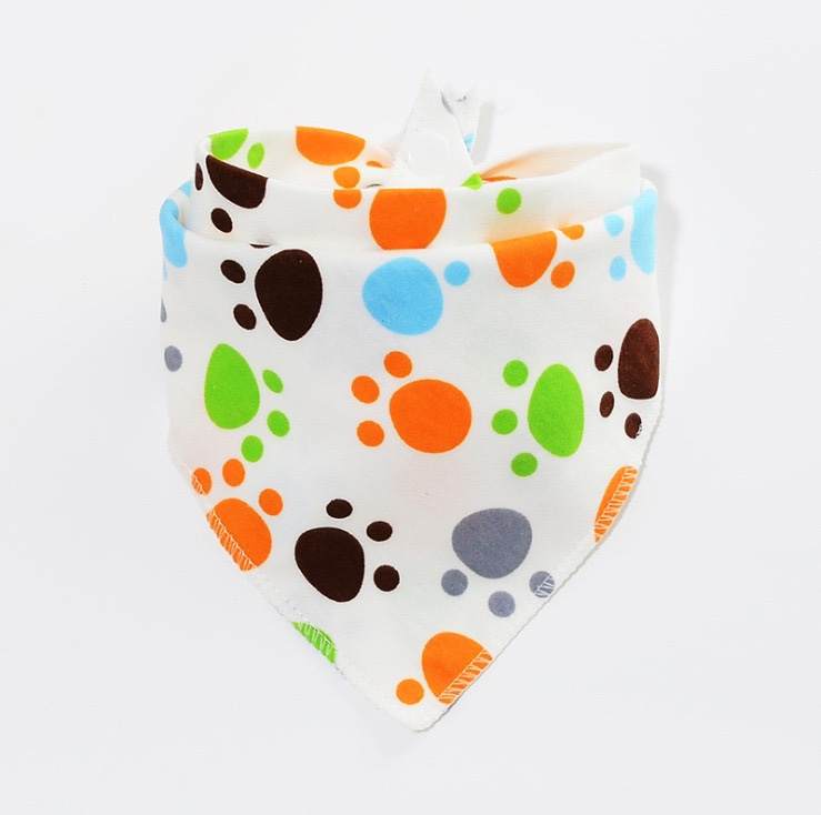 Bandana bib set (Set of 5 In Different Prints)