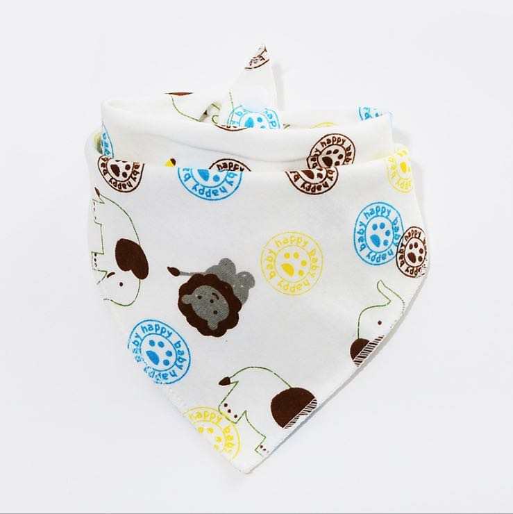 Bandana bib set (Set of 5 In Different Prints)