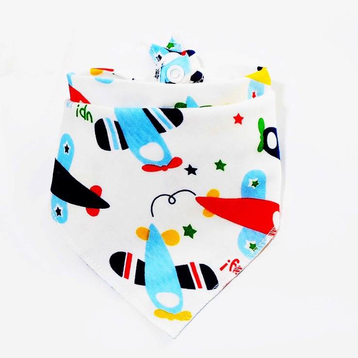 Bandana bib set (Set of 5 In Different Prints)