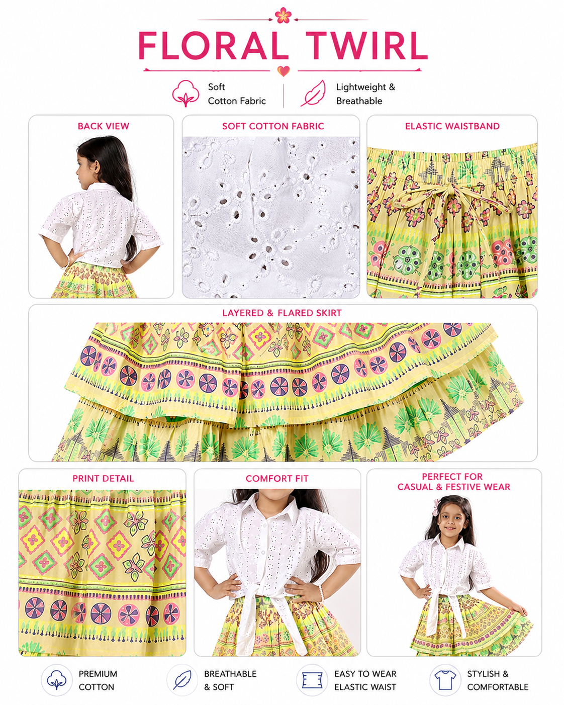 Twirl Blossom (Yellow)