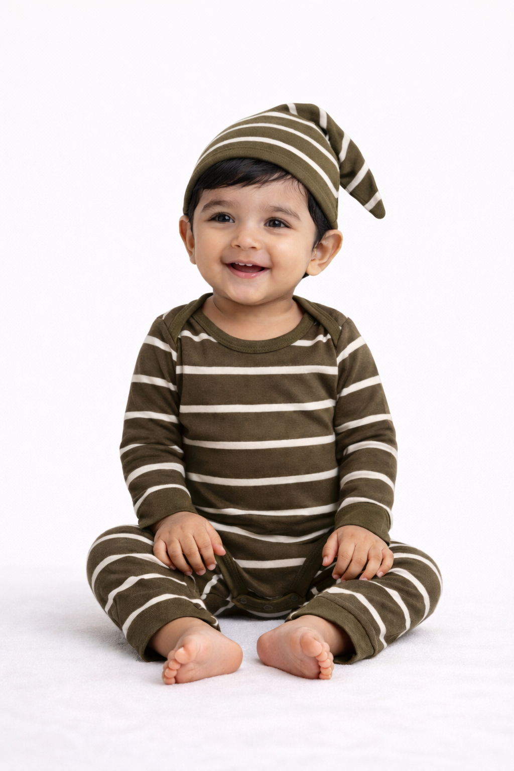 PIGGY ROMPER SET (Green)