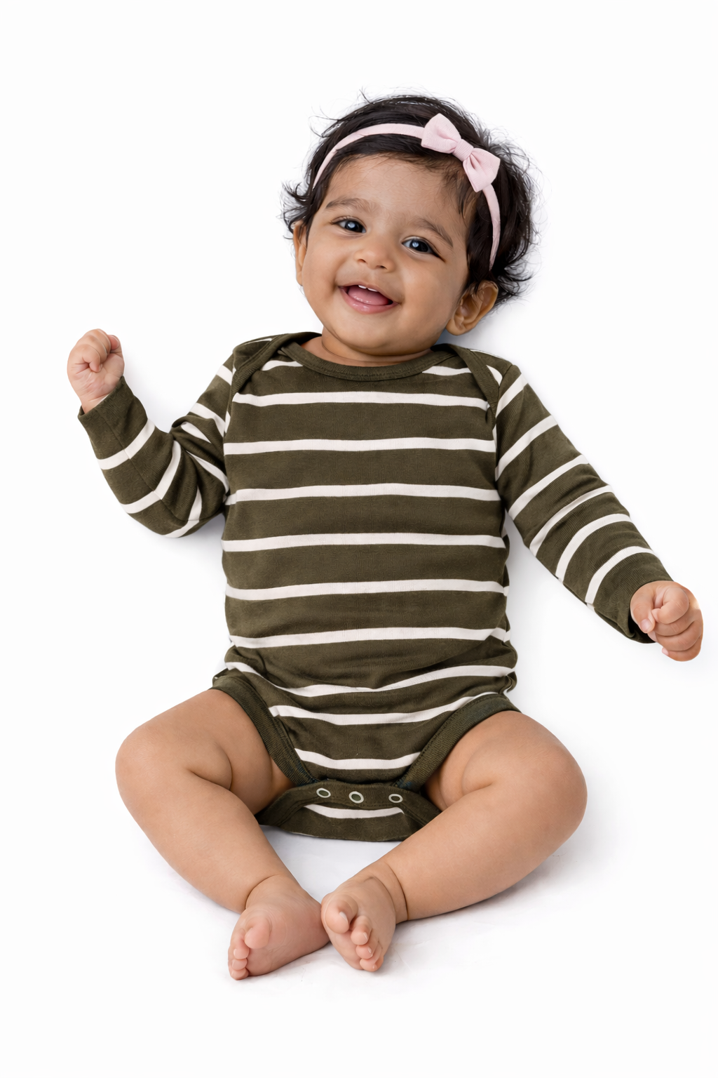 PIGGY ROMPER SET (Green)