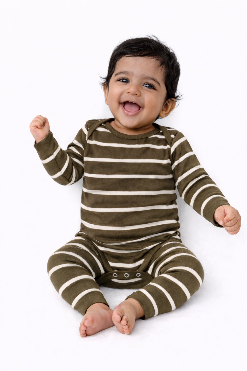PIGGY ROMPER SET (Green)