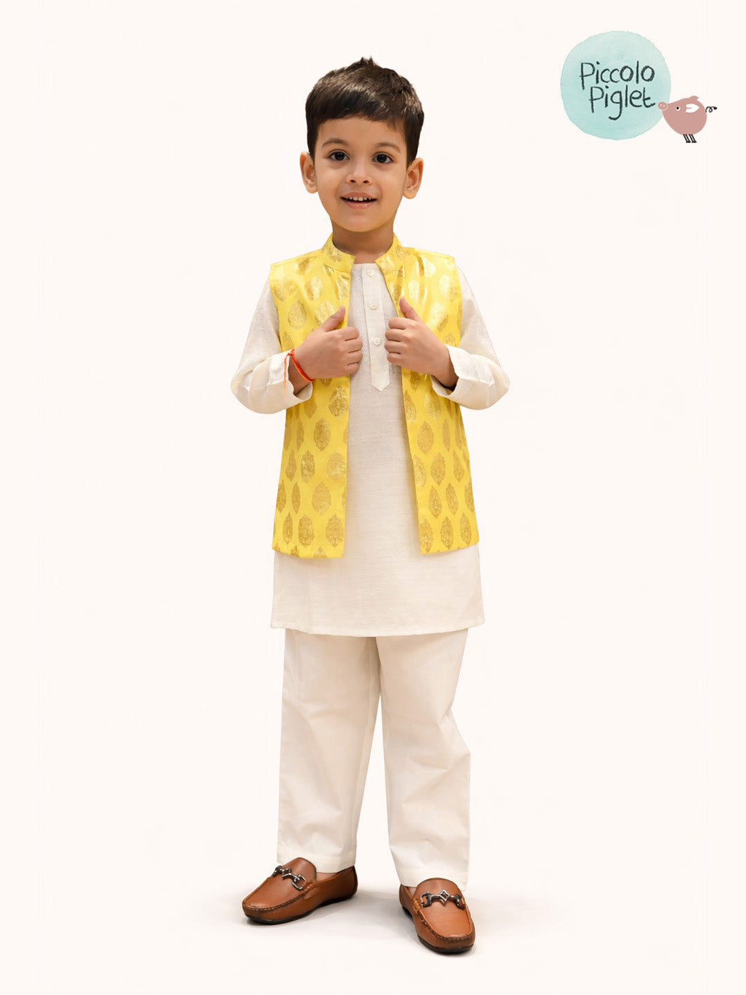 Festive Glow Nehru Jacket Kurta Set