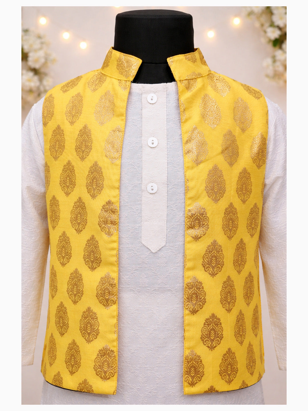 Festive Glow Nehru Jacket Kurta Set