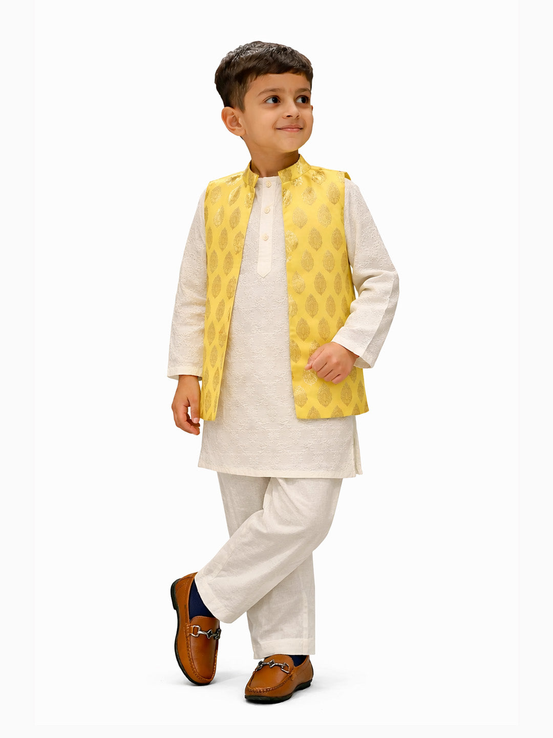 Festive Glow Nehru Jacket Kurta Set