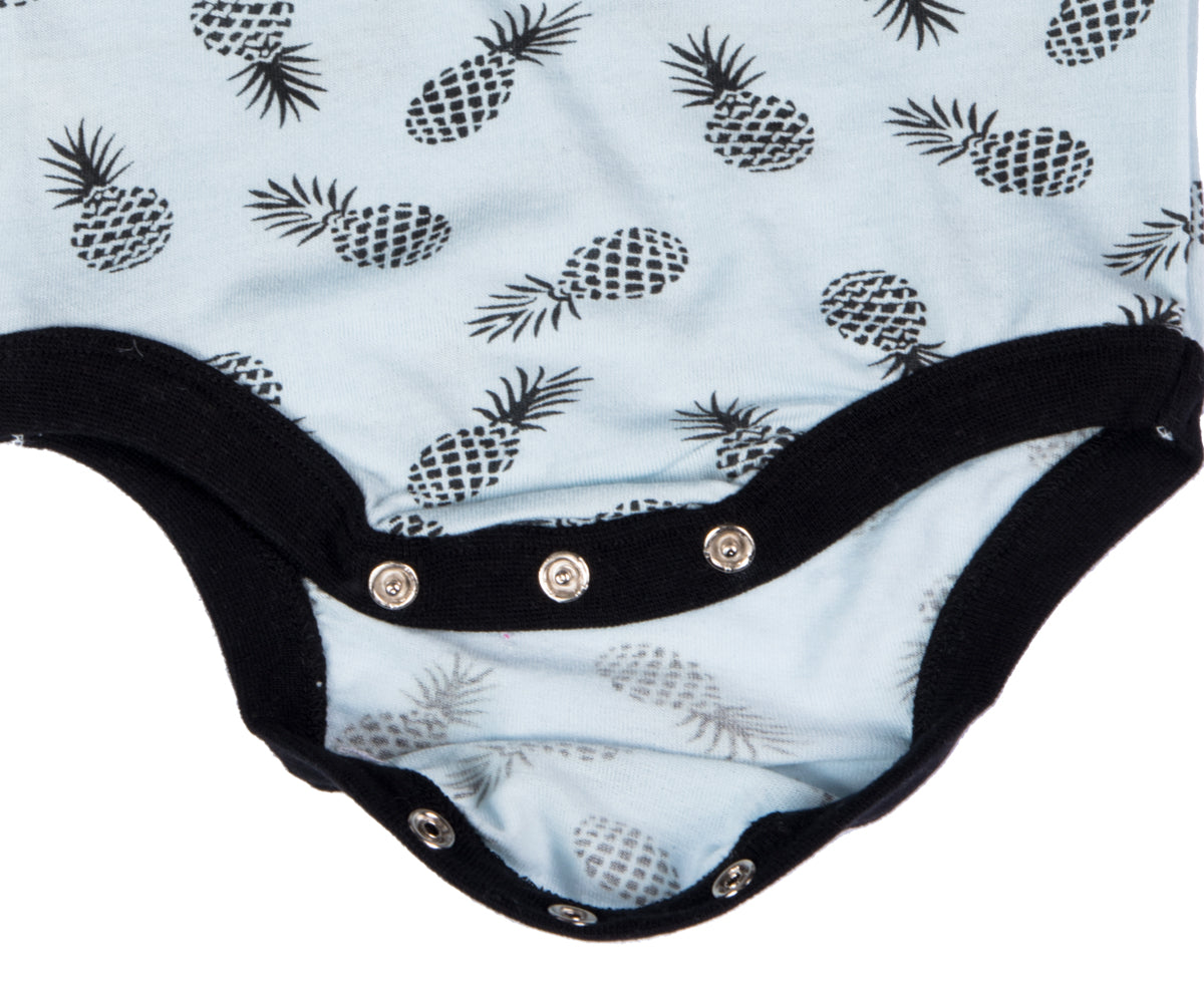 Half Sleeve Bodysuit Pineapple