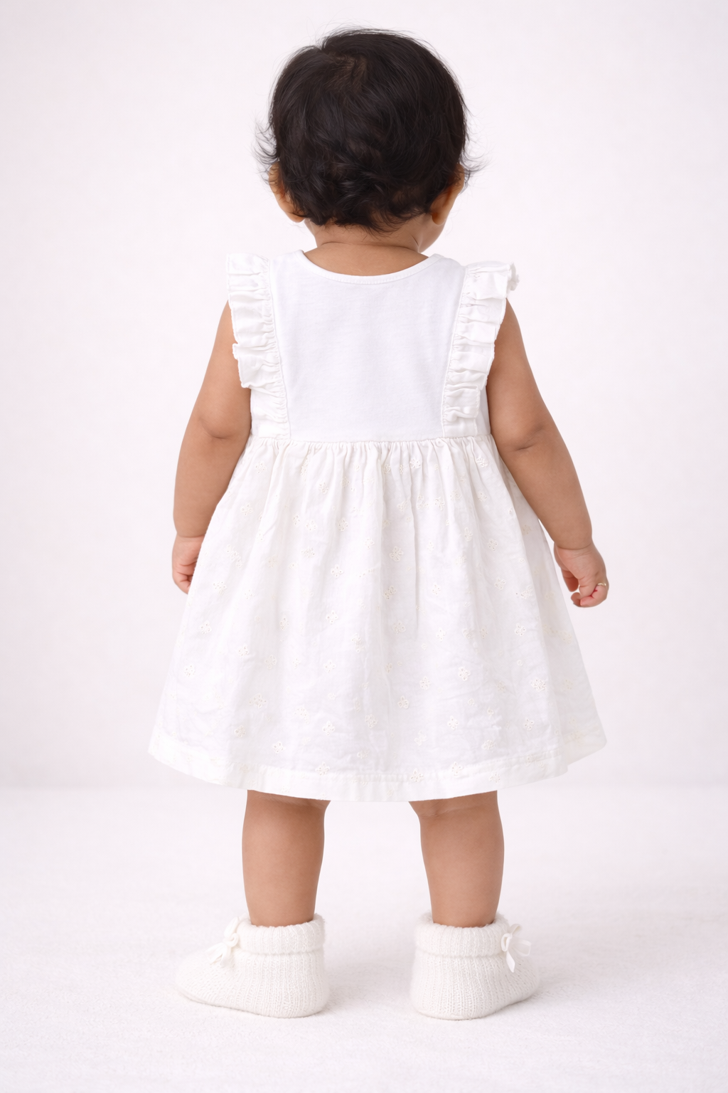 Schiffli Bodysuit Dress