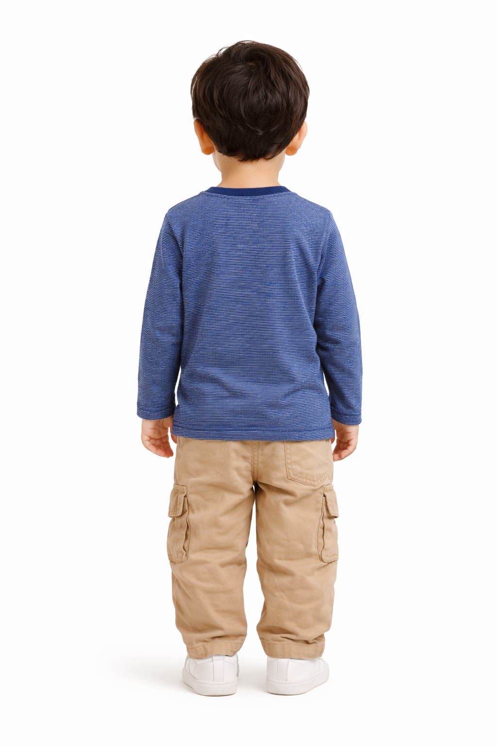 Blue Stripes Long-Sleeve Tee