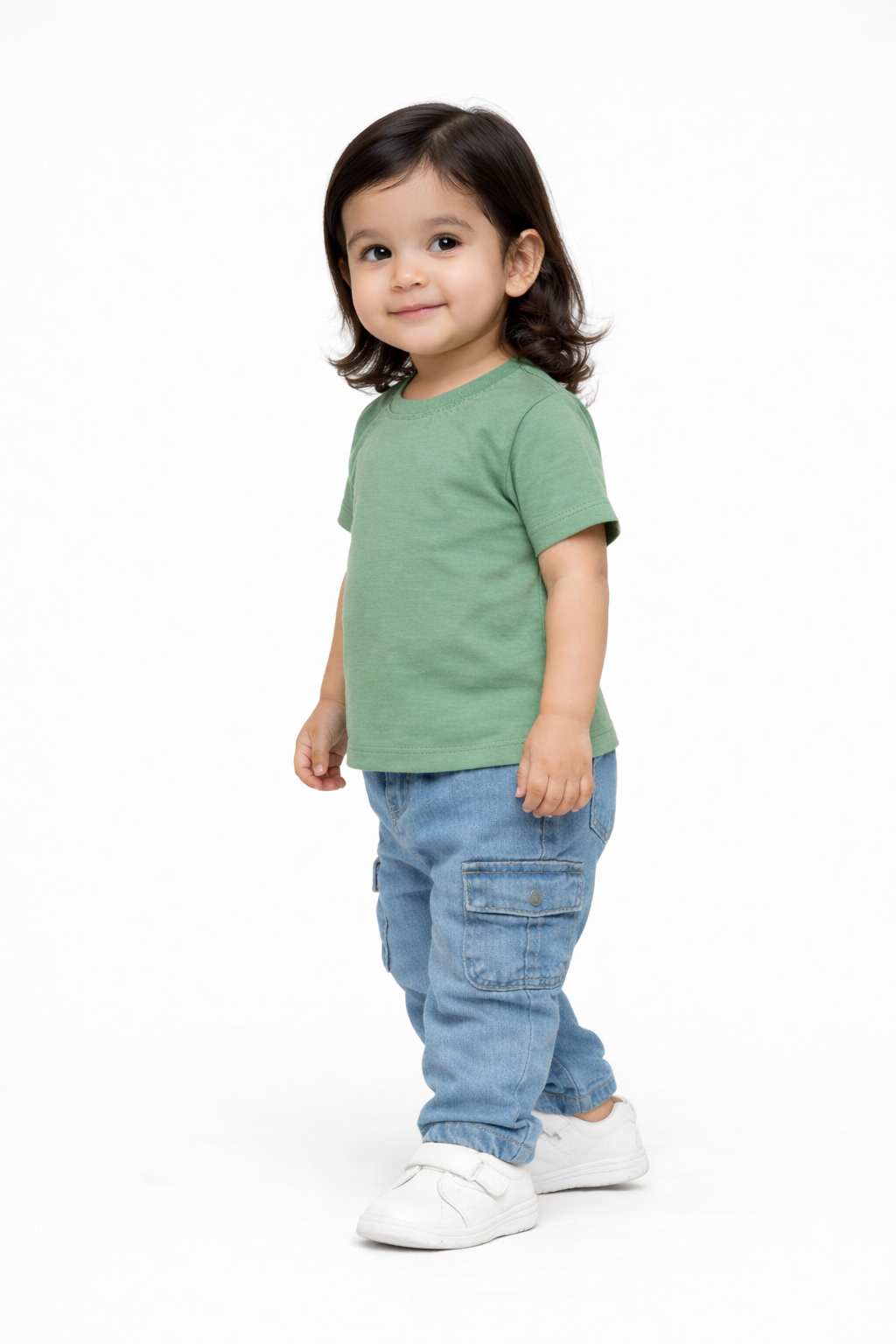 Sage Breeze Baby Tee